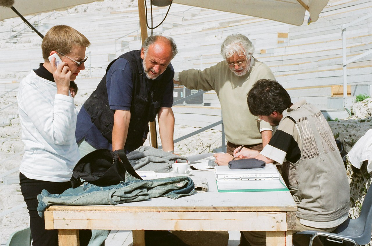  Luca Ronconi, Prometeo Incatenato, 2002, prove. Foto di Salvatore Gozzo - Tutti i diritti riservati