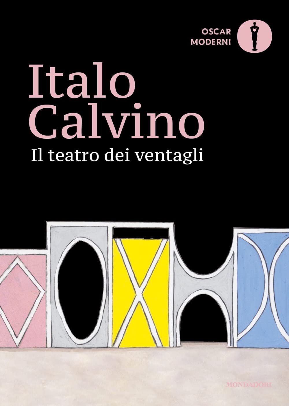  La copertina del volume Italo Calvino. Il teatro dei ventagli, Oscar Mondadori, 2023