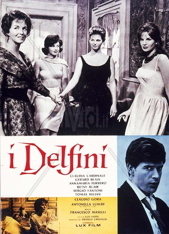 Locandina de I delfini (1960) © Archivio Sapienza Pellegrino Locandina de I delfini (1960) © Archivio Sapienza Pellegrino