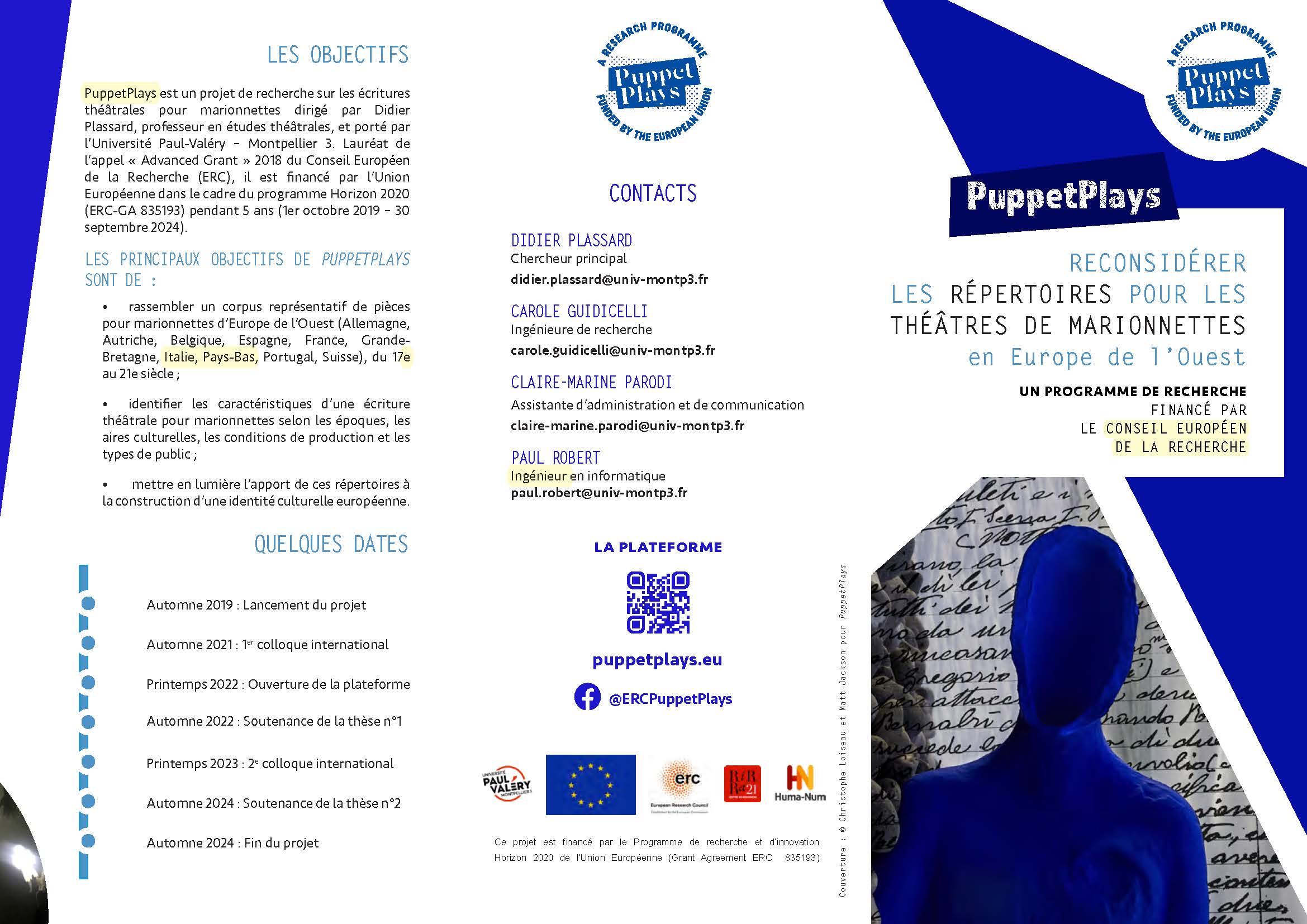  Affiche del progetto Puppetplays