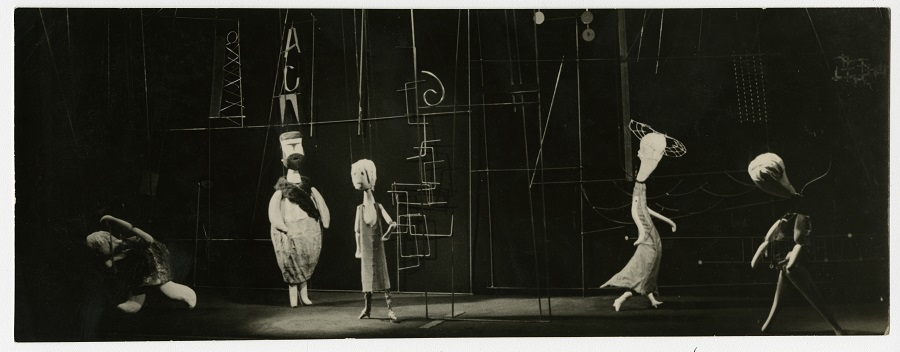 Michael Meschke, Nocturne, 1953, foto Archivio Muzeum Loutkářských Kultur, Chrudim (Reubblica Ceca)