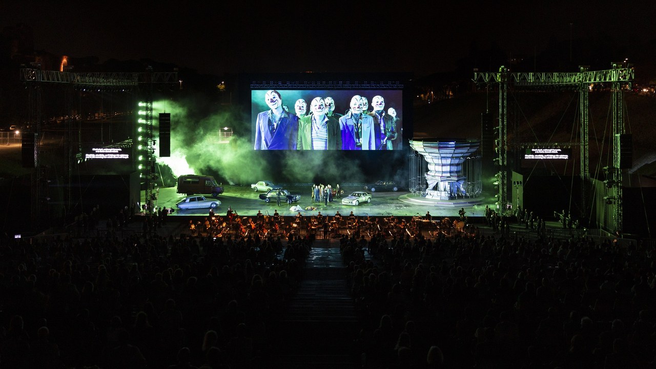 Rigoletto, regia Damiano Michieletto, © Yasuko Kageyama, Teatro dell’Opera di Roma, 2020