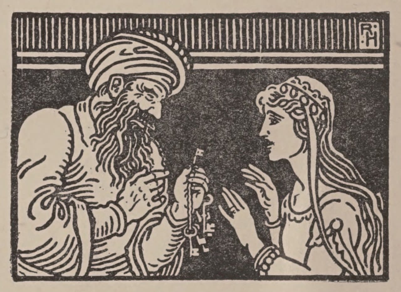  Immagine del frontespizio di The Story of Bluebeard and Other Stories, con illustrazioni di J. Watson Davis, A. L. Burt Company, Publishers, New York, 1905