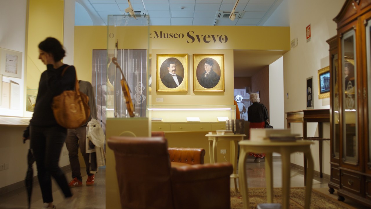 La sezione del Museo LETS di Trieste dedicata al Museo Svevo. Foto di ©Giulio Ladini ©Museo LETS