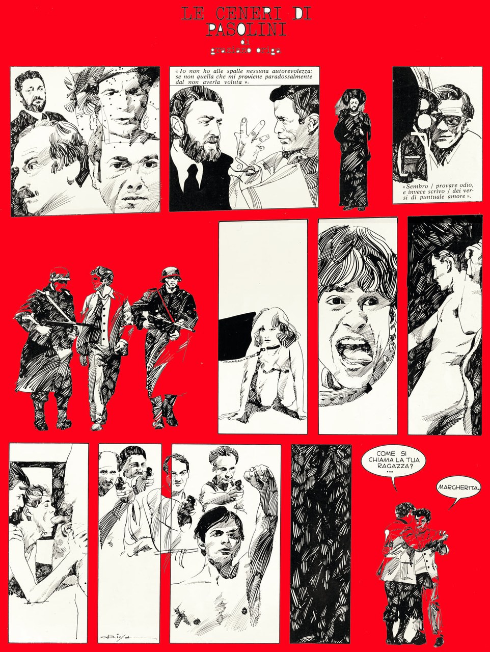 Graziano Origa, ‘Le ceneri di Pasolini’, Contro, 1976 Graziano Origa, ‘Le ceneri di Pasolini’, Contro, 1976
