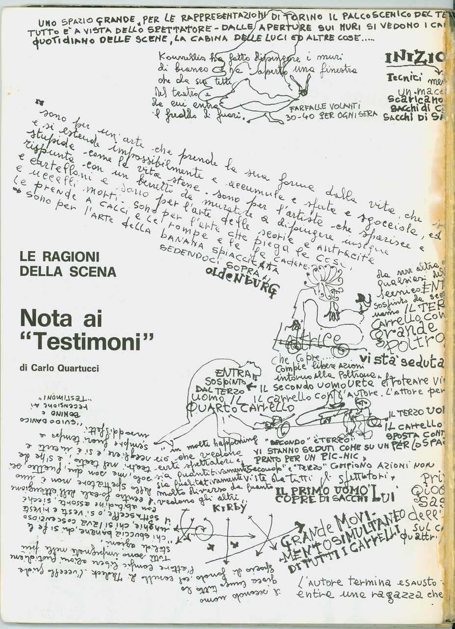 C. Quartucci, ‘Le ragioni della scena’, S., gennaio 1969, pp. 10-11 C. Quartucci, ‘Le ragioni della scena’, S., gennaio 1969, pp. 10-11
