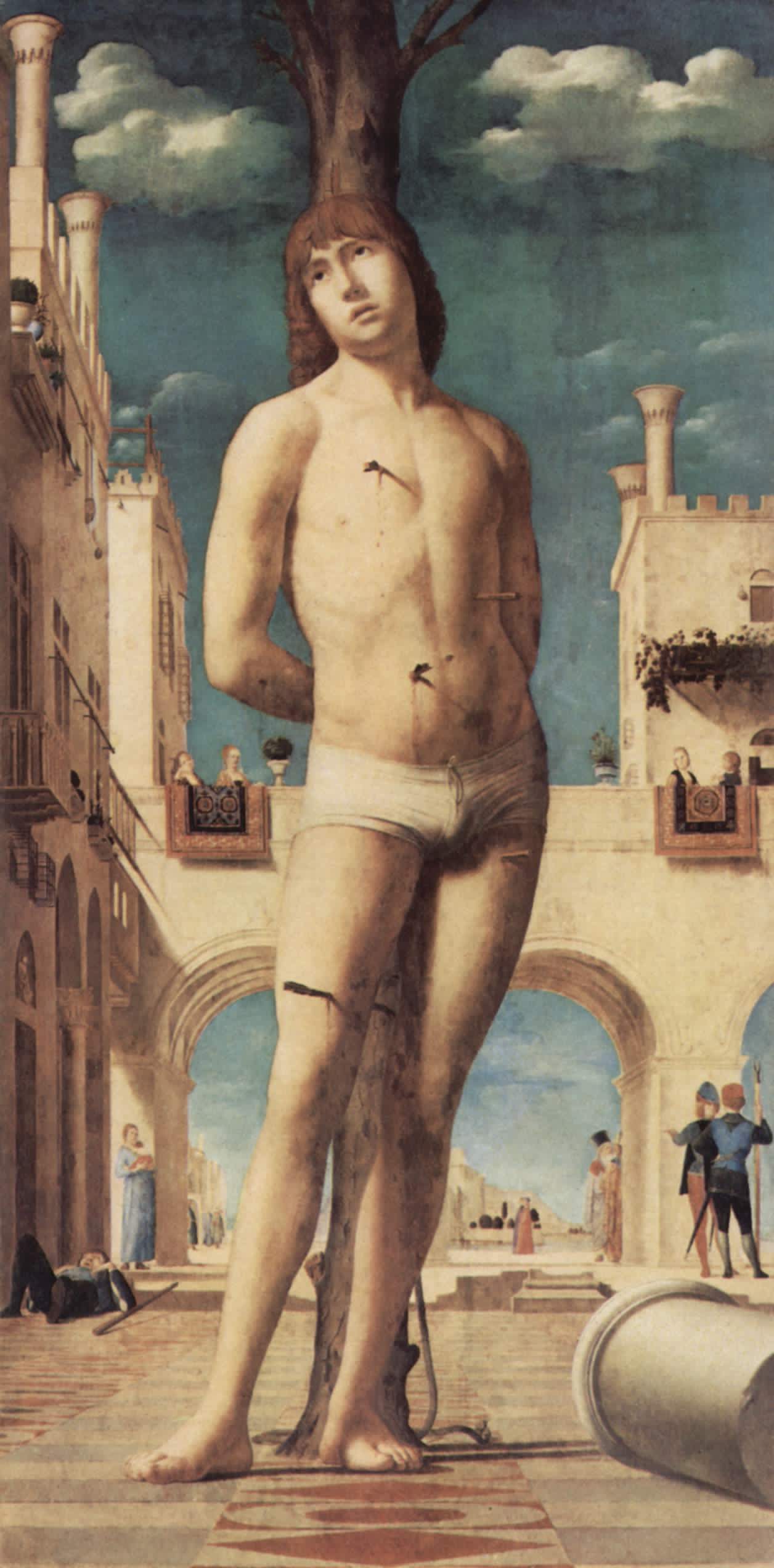 Antonello da Messina, San Sebastiano, olio su tela, (1478 c.) Antonello da Messina, San Sebastiano, olio su tela, (1478 c.)