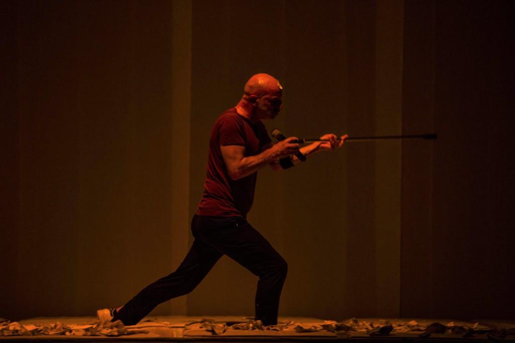 In exitu, adattamento, interpretazione e regia di Roberto Latini, Napoli Teatro Festival 2019. © Ivan Nocera