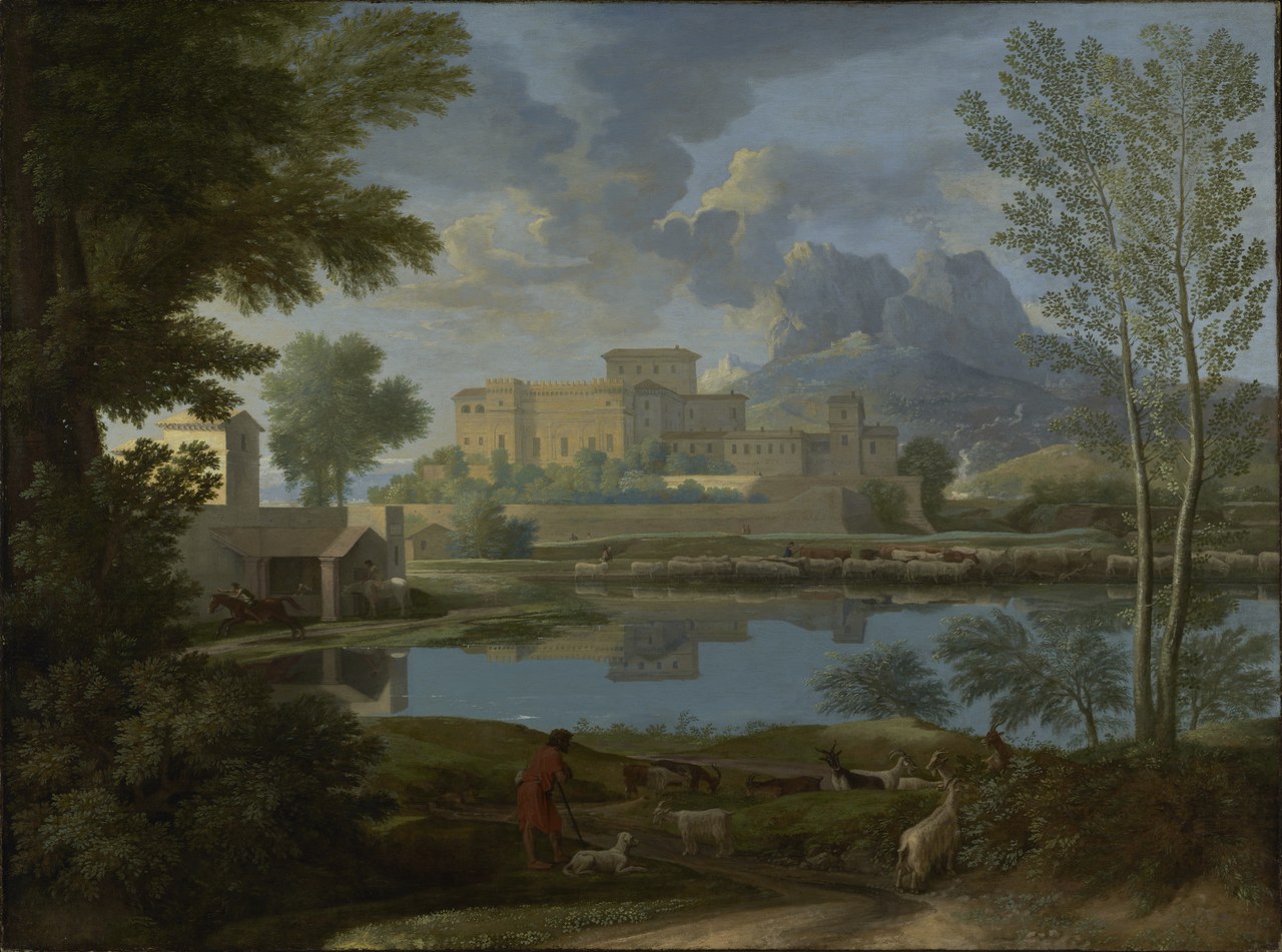  Nicolas Poussin, Landscape with a Calm, 1650-1651, J. Paul Getty Museum, Los Angeles (Digital image courtesy of the Getty’s Open Content Program)