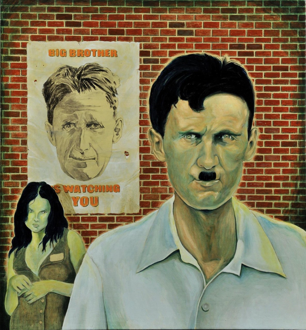 Ritratto di George Orwell con Grande Fratello, 2010