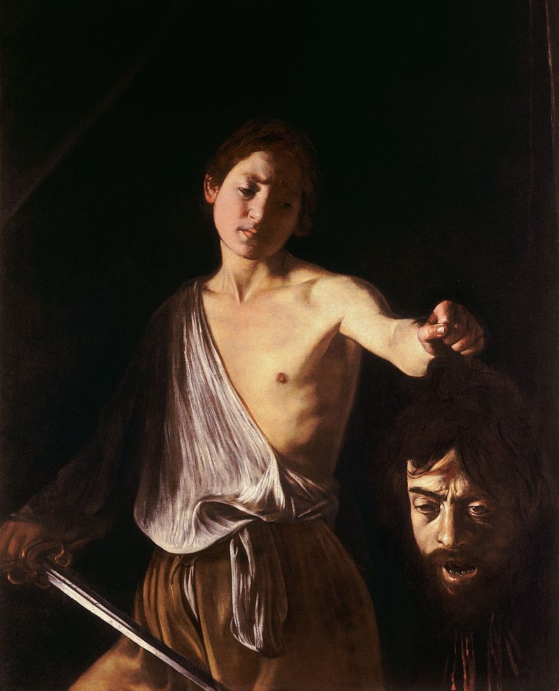 Caravaggio, Davide con la testa di Golia, 1609-1610