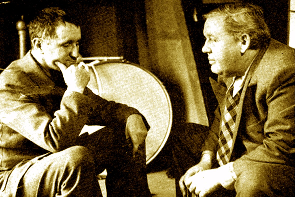  Bertolt Brecht e Charles Laughton