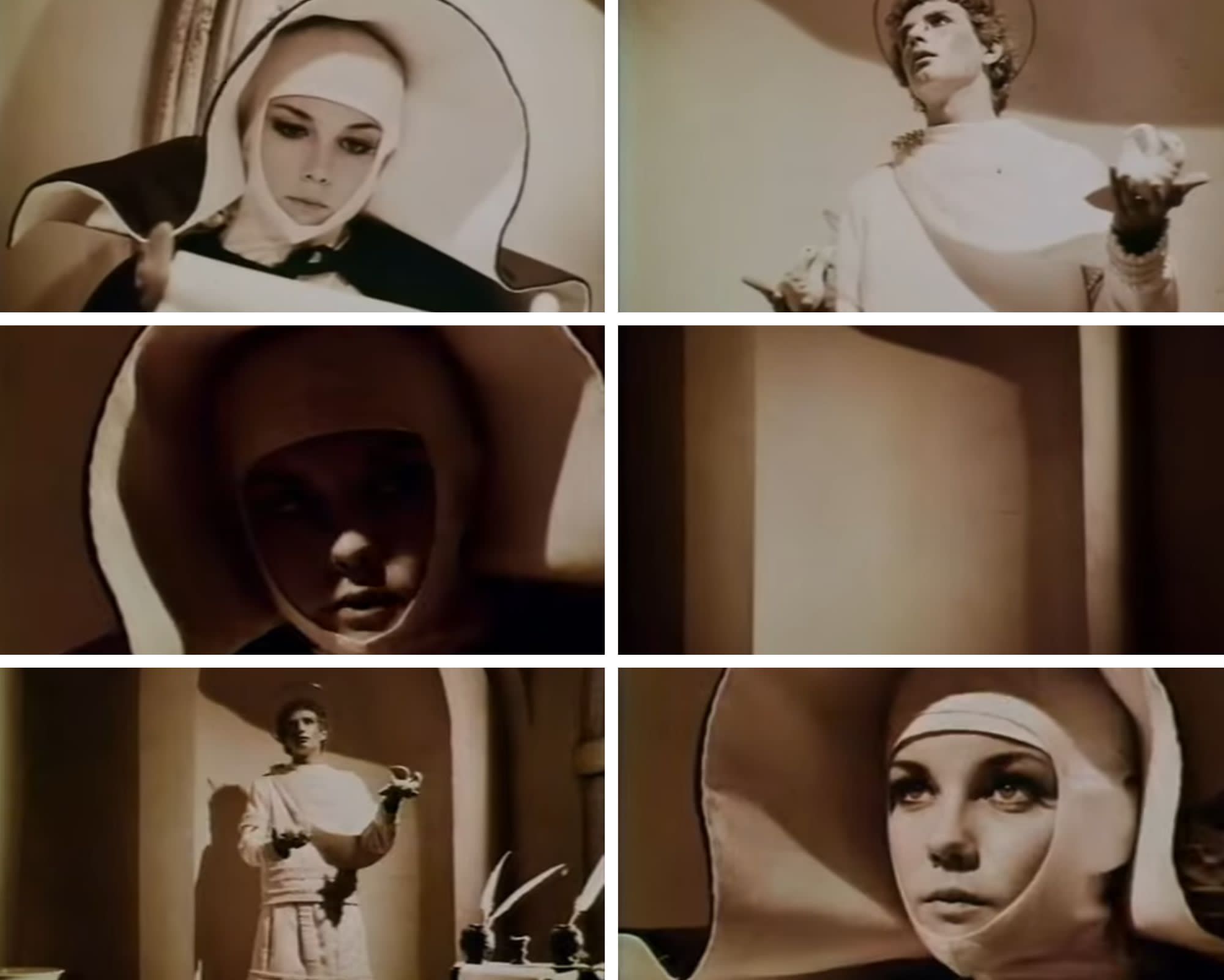 P. Zac, Il cavaliere inesistente, 1970, screenshot da terzi P. Zac, Il cavaliere inesistente, 1970, screenshot da terzi
