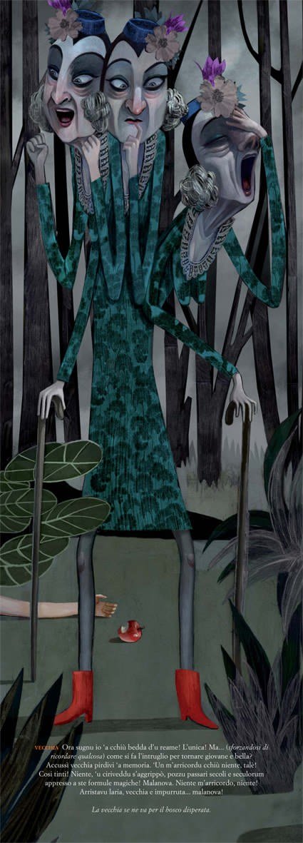 Gli alti e bassi di Biancaneve, illustrazione di Maria Cristina Costa (2012) Gli alti e bassi di Biancaneve, illustrazione di Maria Cristina Costa (2012)