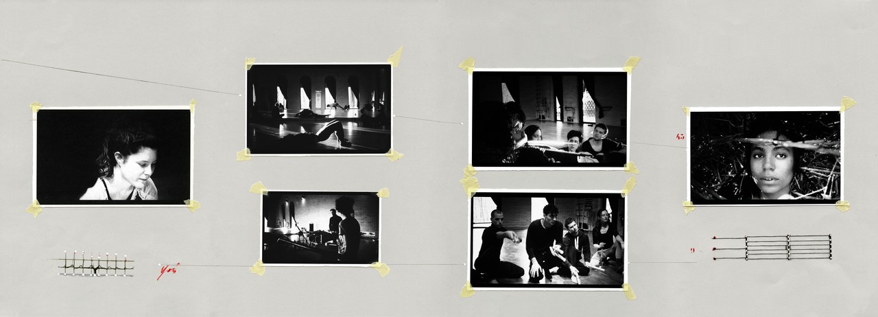Prima tavola di Cesare Ronconi tratta da Tavole dei Giuramenti, realizzata a partire dai fermo-immagini da Gli indocili di Ana Shametaj. © Teatro Valdoca