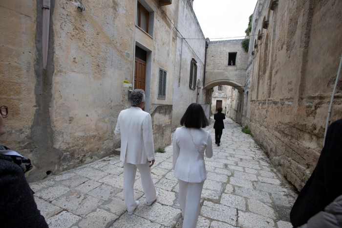 L’‘Antipurgatorio’ a Matera: il passaggio per Via Riscatto (foto di M. Caselli Nirmal)