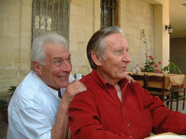  Ramallah, maggio 2003. Jean Mohr&John Berger. Foto di Maria Nadotti. Courtesy Maria Nadotti