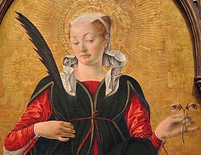 Francesco del Cossa, Santa Lucia, 1472-1473, National Art Gallery, Washington