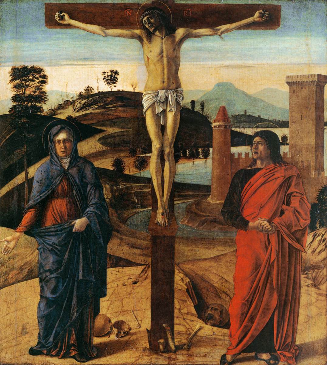 Giovanni Bellini, Crocifissione, Parigi, Musée du Louvre Giovanni Bellini, Crocifissione, Parigi, Musée du Louvre