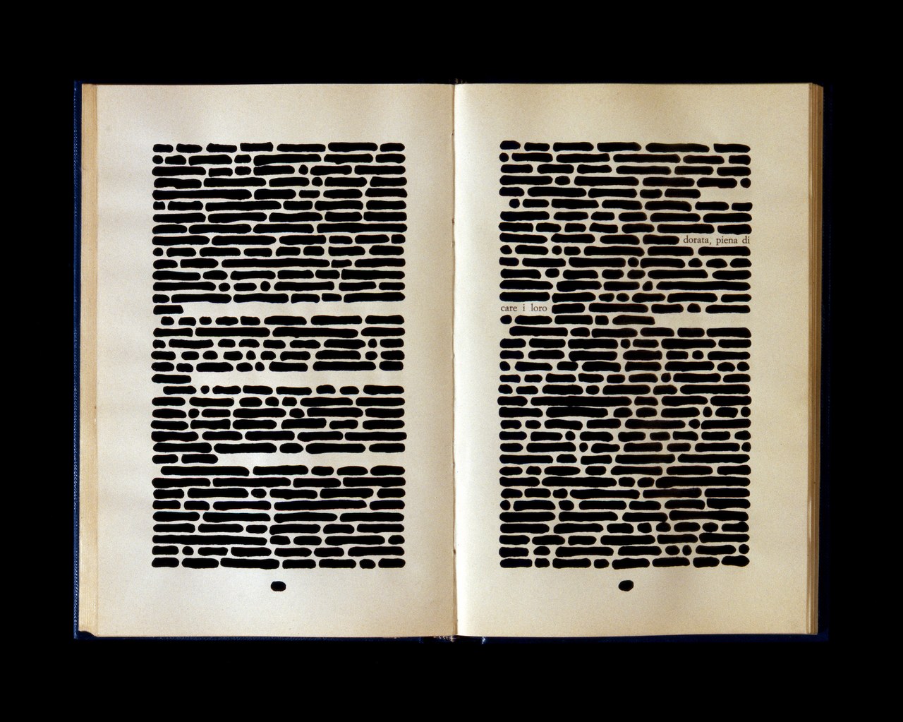  Emilio Isgrò, Libro cancellato, 1974