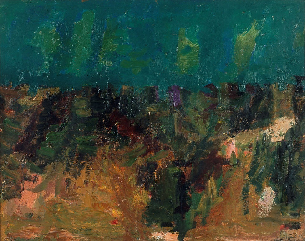 Ennio Morlotti, Paesaggio, 1955, MAGA, Gallarate