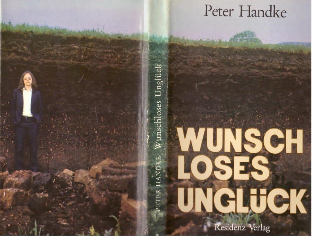 Copertina di Wunschloses Unglück, Residenz Verlag, Salzburg 1972