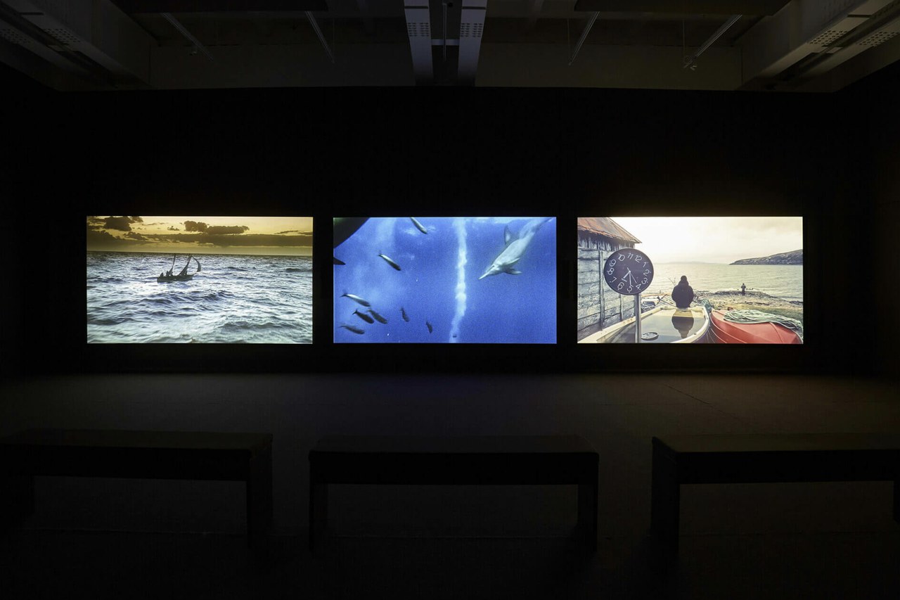 John Akomfrah, Vertigo Sea, 2015, Courtesy Smoking Dogs Films and Lisson Gallery John Akomfrah, Vertigo Sea, 2015, Courtesy Smoking Dogs Films and Lisson Gallery