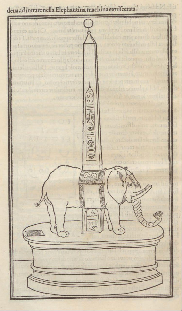  Francesco Colonna, Hypnerotomachia Poliphili, Venezia 1499, p. 34